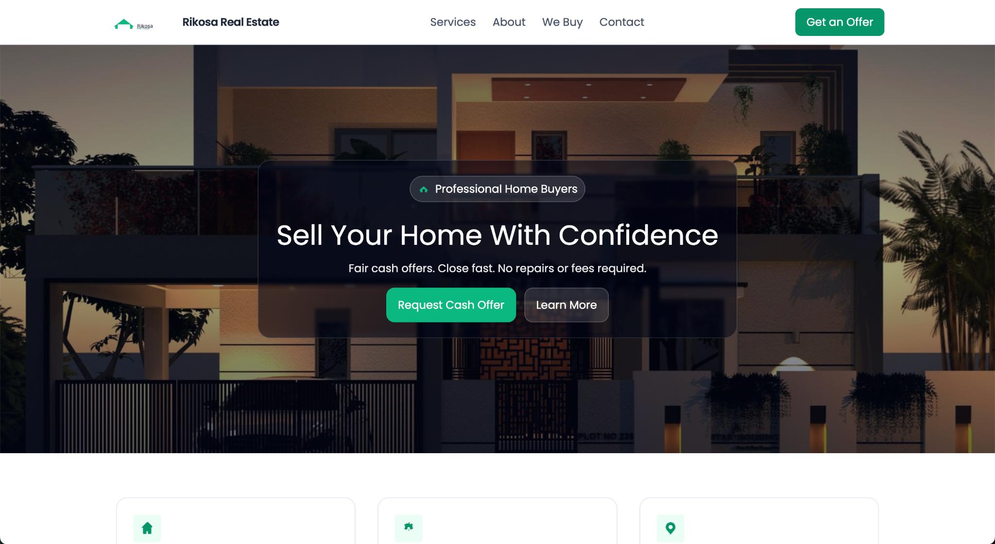 Real Estate demo thumbnail