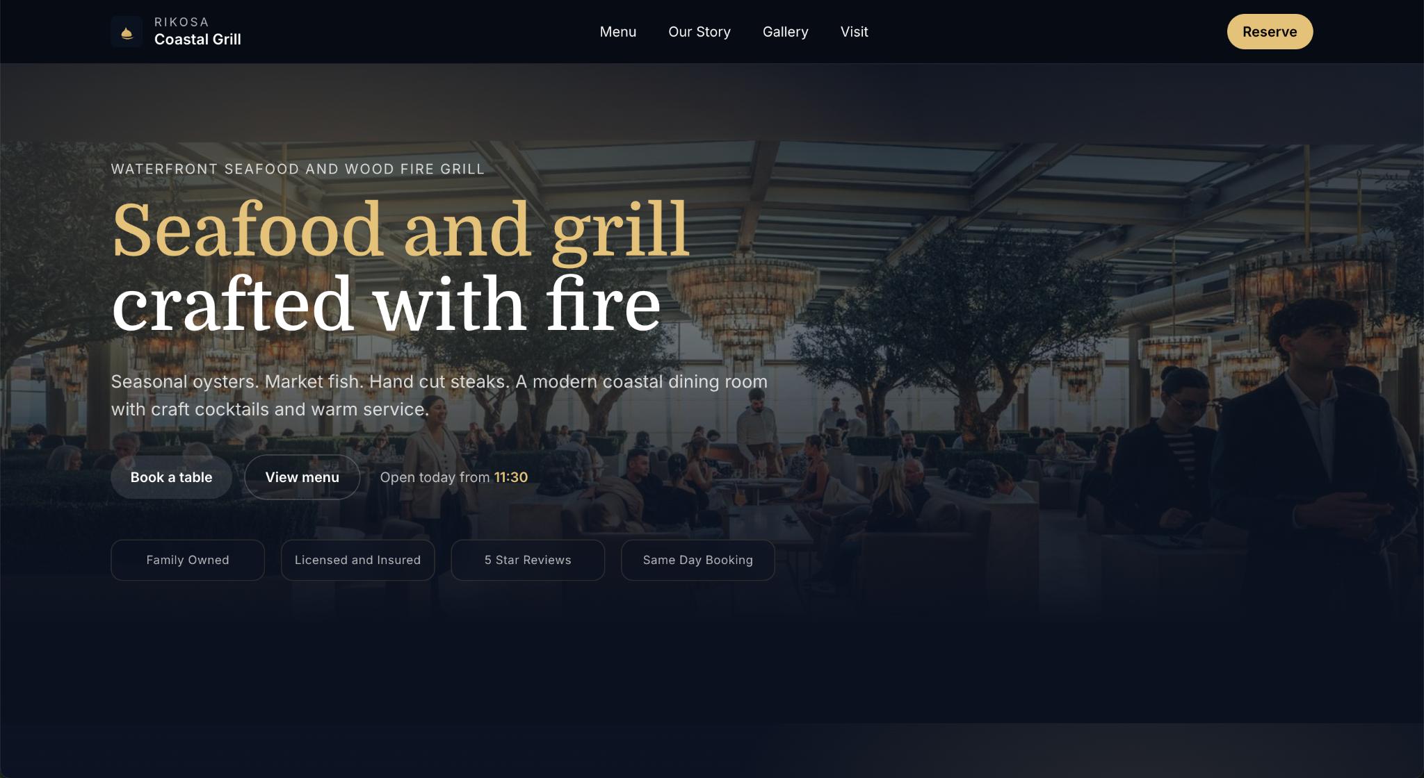 Restaurant demo thumbnail